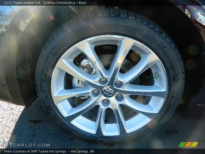 Sizzling Crimson Mica / Black 2013 Toyota Avalon XLE