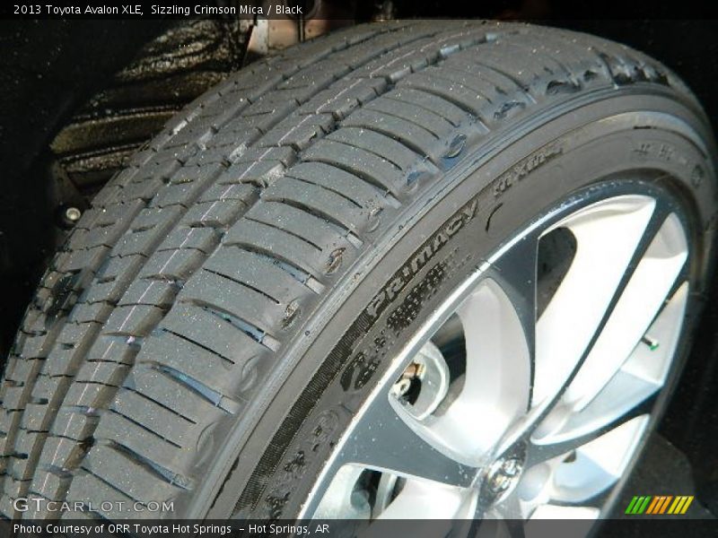 Sizzling Crimson Mica / Black 2013 Toyota Avalon XLE