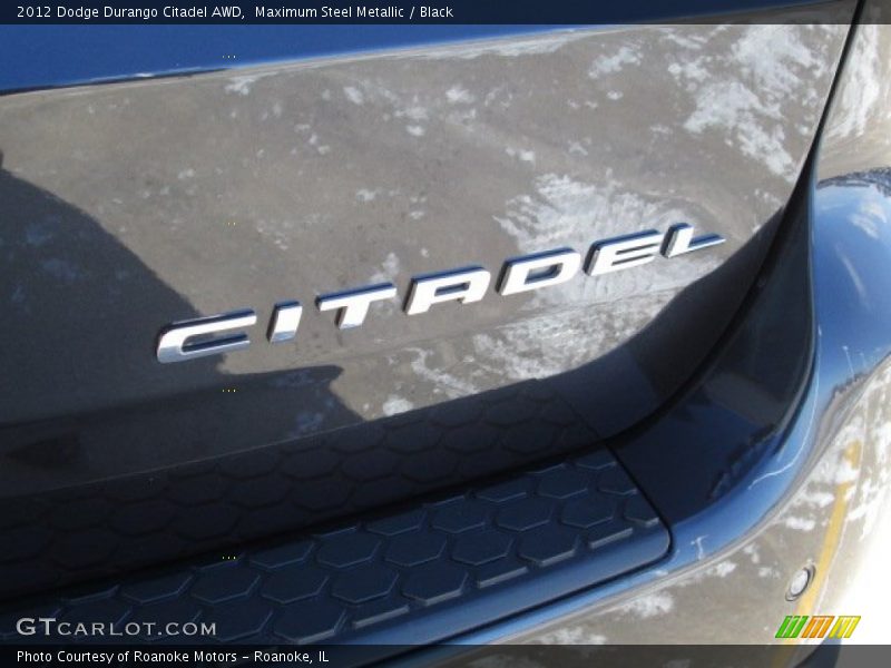 Maximum Steel Metallic / Black 2012 Dodge Durango Citadel AWD