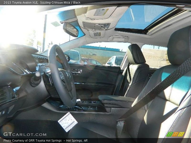 Sizzling Crimson Mica / Black 2013 Toyota Avalon XLE