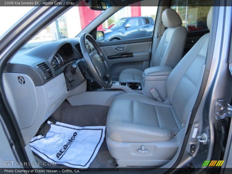 Alpine Gray / Gray 2008 Kia Sorento EX
