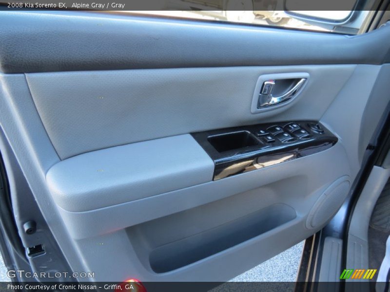 Alpine Gray / Gray 2008 Kia Sorento EX