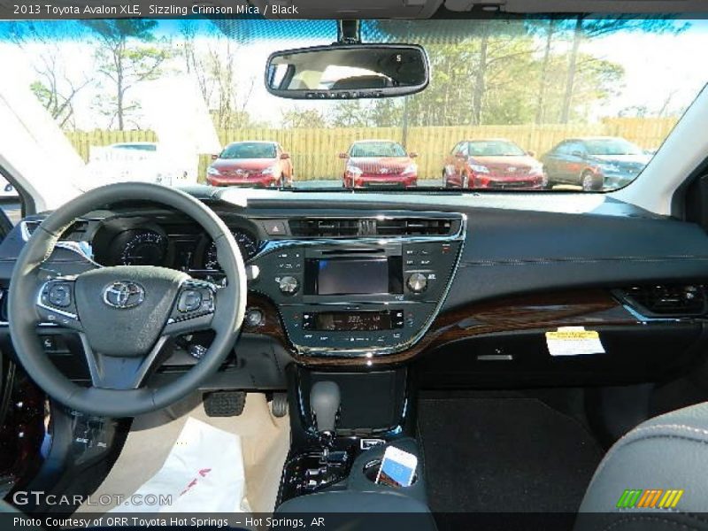 Sizzling Crimson Mica / Black 2013 Toyota Avalon XLE
