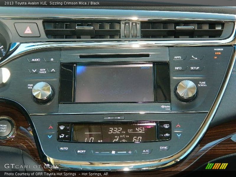 Sizzling Crimson Mica / Black 2013 Toyota Avalon XLE