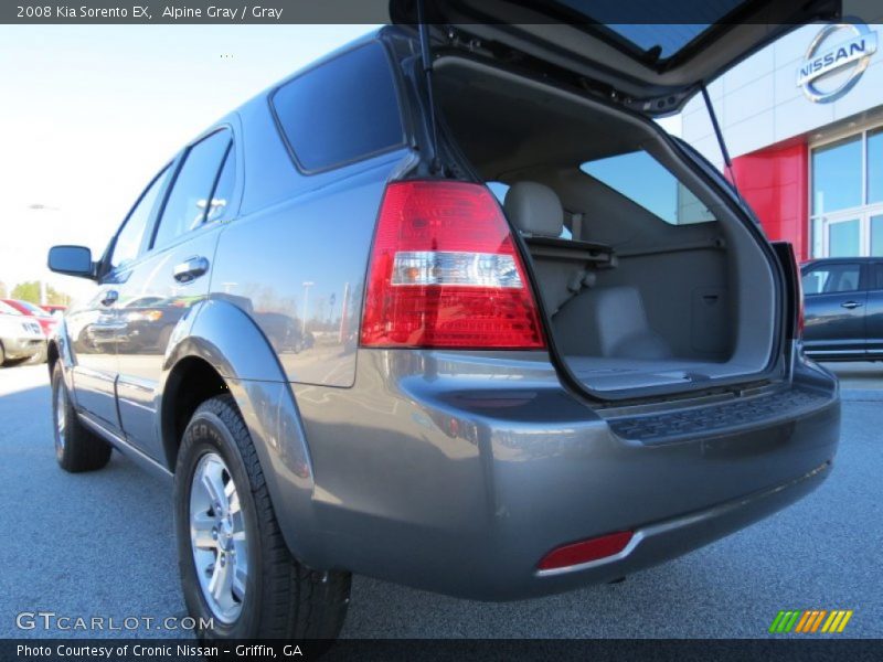 Alpine Gray / Gray 2008 Kia Sorento EX