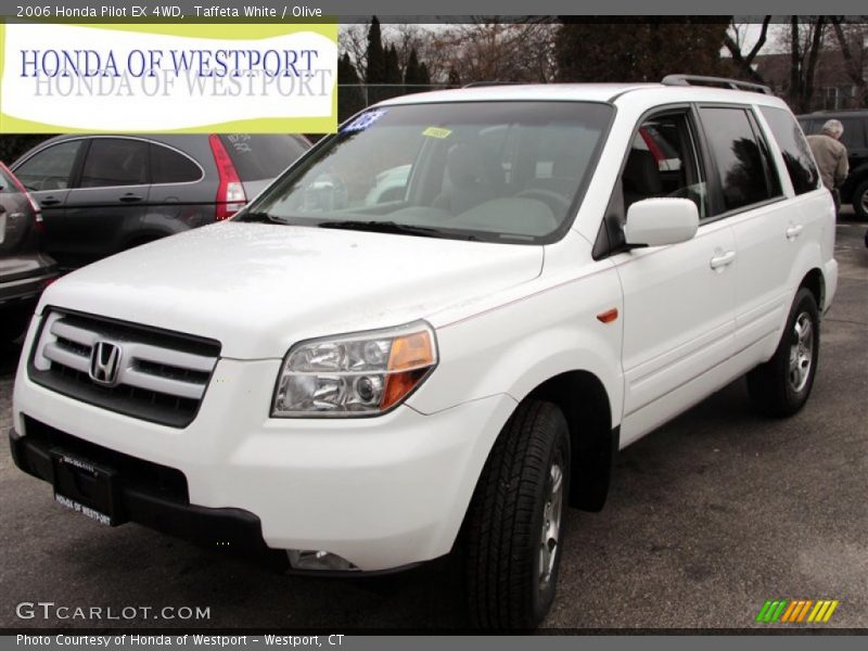 Taffeta White / Olive 2006 Honda Pilot EX 4WD