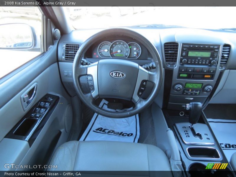 Alpine Gray / Gray 2008 Kia Sorento EX