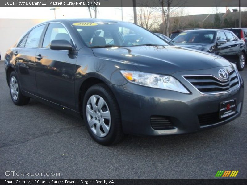 Magnetic Gray Metallic / Ash 2011 Toyota Camry LE