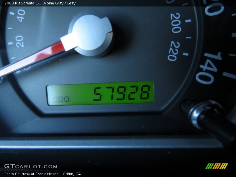 Alpine Gray / Gray 2008 Kia Sorento EX