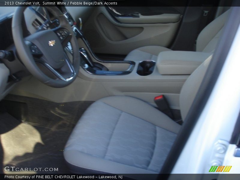 Summit White / Pebble Beige/Dark Accents 2013 Chevrolet Volt