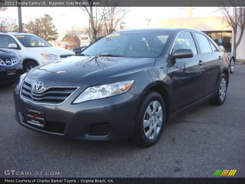 Magnetic Gray Metallic / Ash 2011 Toyota Camry LE