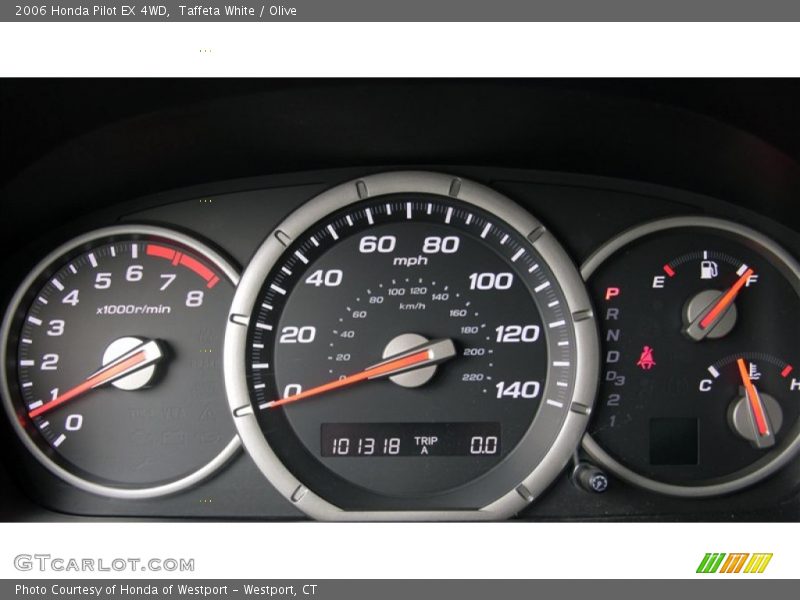 Taffeta White / Olive 2006 Honda Pilot EX 4WD