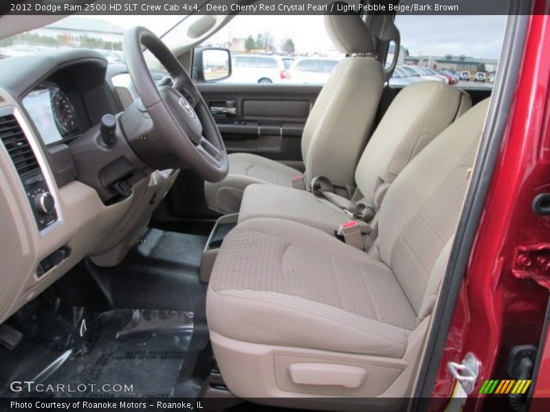  2012 Ram 2500 HD SLT Crew Cab 4x4 Light Pebble Beige/Bark Brown Interior