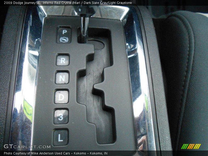 Inferno Red Crystal Pearl / Dark Slate Gray/Light Graystone 2009 Dodge Journey SE