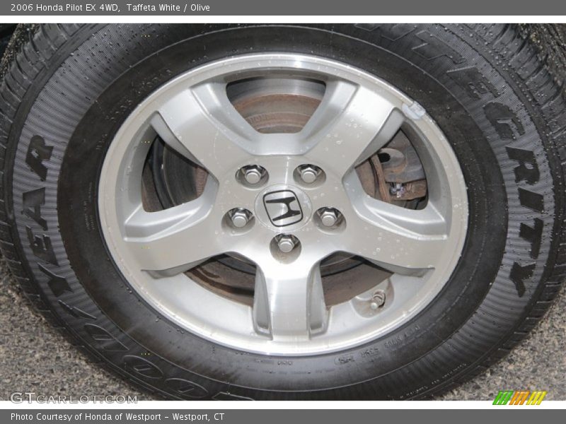Taffeta White / Olive 2006 Honda Pilot EX 4WD