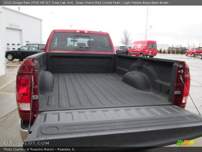 Deep Cherry Red Crystal Pearl / Light Pebble Beige/Bark Brown 2012 Dodge Ram 2500 HD SLT Crew Cab 4x4