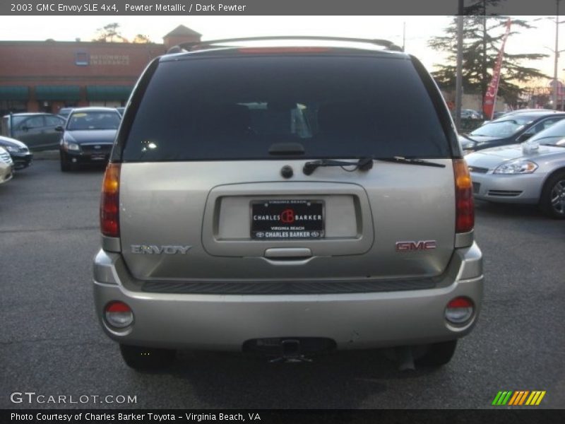Pewter Metallic / Dark Pewter 2003 GMC Envoy SLE 4x4