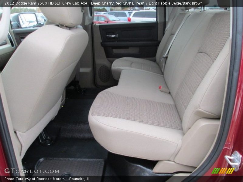 Rear Seat of 2012 Ram 2500 HD SLT Crew Cab 4x4