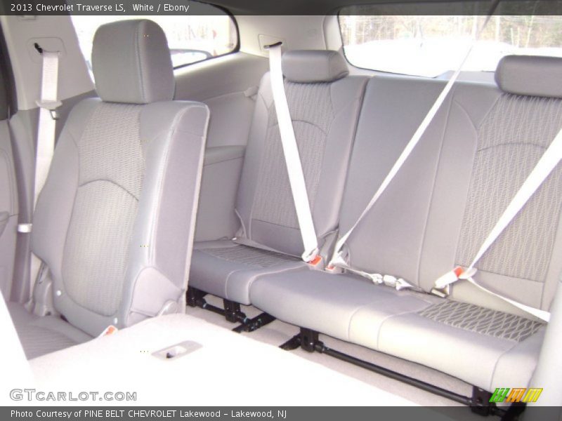 White / Ebony 2013 Chevrolet Traverse LS