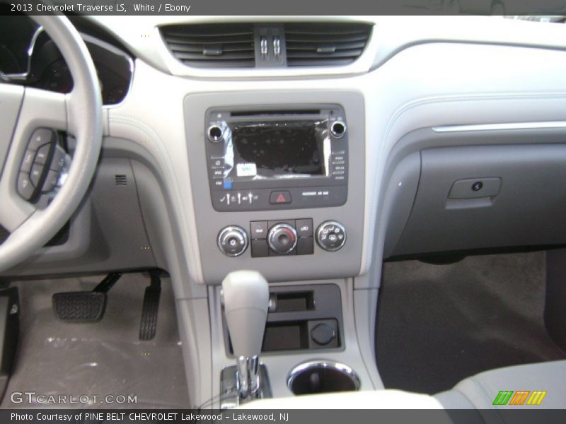 White / Ebony 2013 Chevrolet Traverse LS