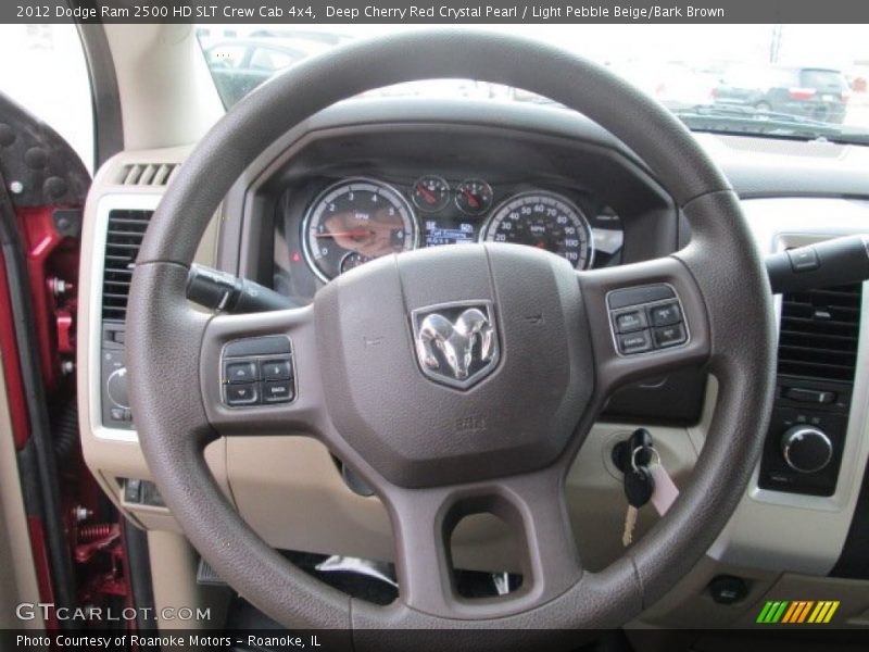  2012 Ram 2500 HD SLT Crew Cab 4x4 Steering Wheel