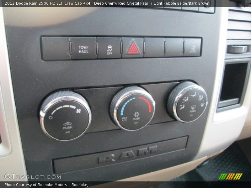 Controls of 2012 Ram 2500 HD SLT Crew Cab 4x4
