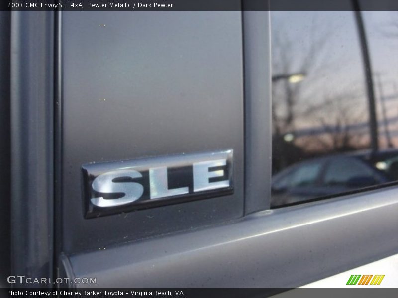 Pewter Metallic / Dark Pewter 2003 GMC Envoy SLE 4x4
