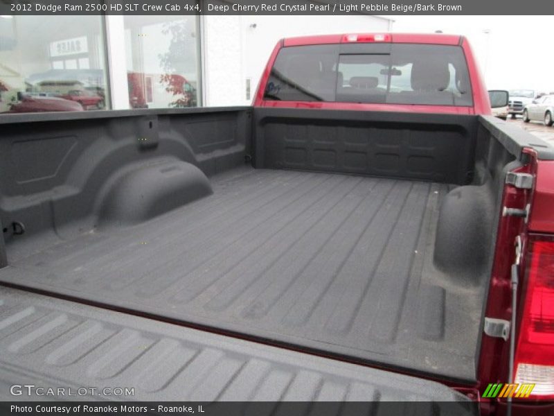 Deep Cherry Red Crystal Pearl / Light Pebble Beige/Bark Brown 2012 Dodge Ram 2500 HD SLT Crew Cab 4x4