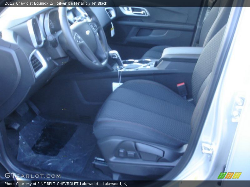Silver Ice Metallic / Jet Black 2013 Chevrolet Equinox LS