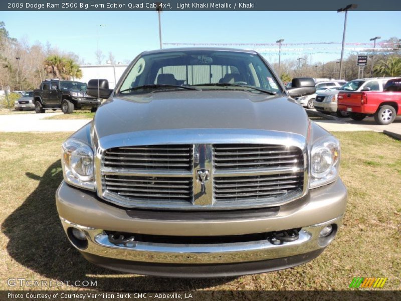 Light Khaki Metallic / Khaki 2009 Dodge Ram 2500 Big Horn Edition Quad Cab 4x4