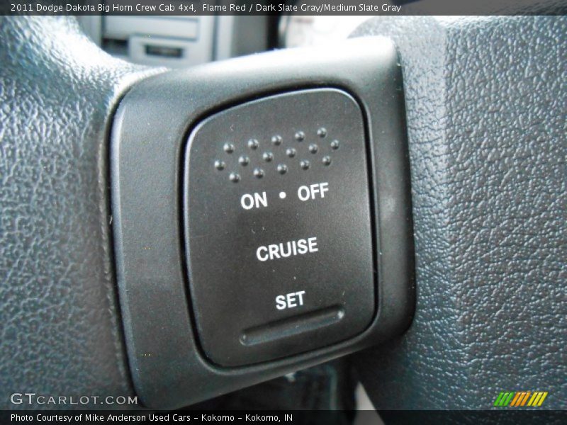 Flame Red / Dark Slate Gray/Medium Slate Gray 2011 Dodge Dakota Big Horn Crew Cab 4x4