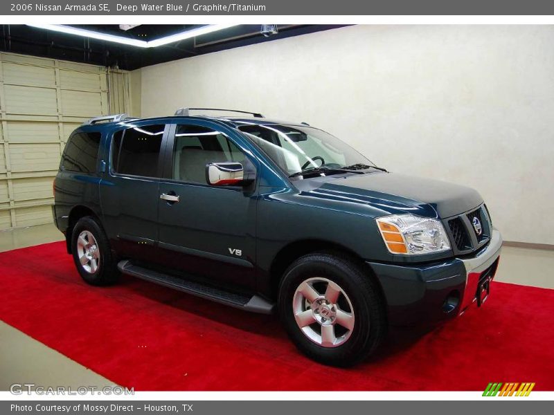 Deep Water Blue / Graphite/Titanium 2006 Nissan Armada SE