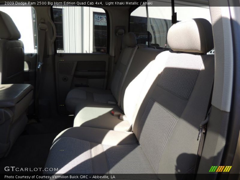 Light Khaki Metallic / Khaki 2009 Dodge Ram 2500 Big Horn Edition Quad Cab 4x4