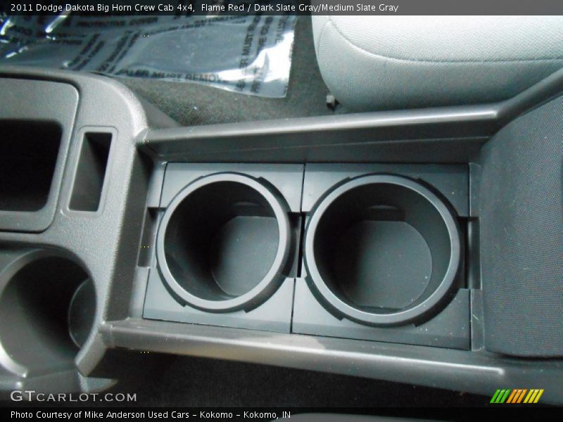 Flame Red / Dark Slate Gray/Medium Slate Gray 2011 Dodge Dakota Big Horn Crew Cab 4x4