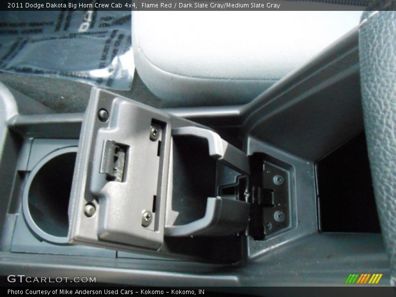 Flame Red / Dark Slate Gray/Medium Slate Gray 2011 Dodge Dakota Big Horn Crew Cab 4x4