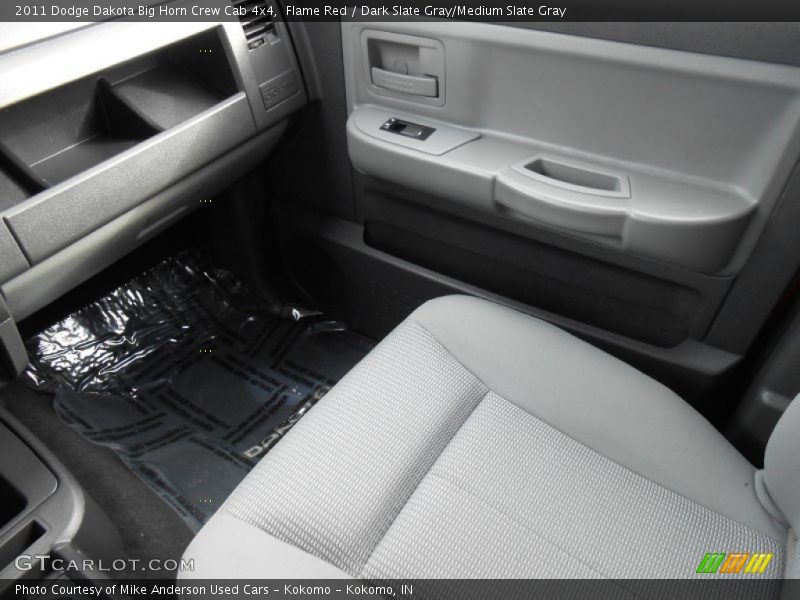 Flame Red / Dark Slate Gray/Medium Slate Gray 2011 Dodge Dakota Big Horn Crew Cab 4x4