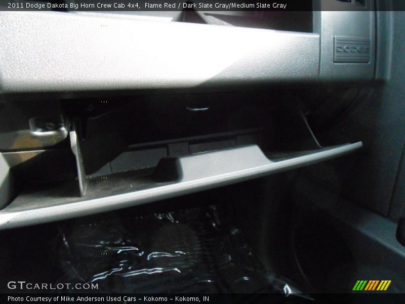 Flame Red / Dark Slate Gray/Medium Slate Gray 2011 Dodge Dakota Big Horn Crew Cab 4x4