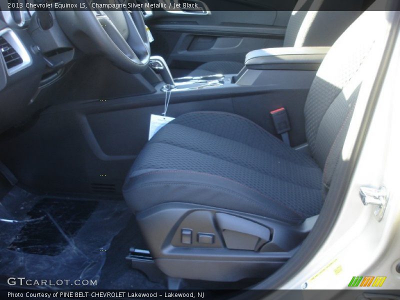Champagne Silver Metallic / Jet Black 2013 Chevrolet Equinox LS