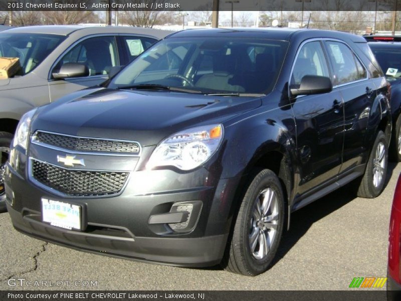 Ashen Gray Metallic / Jet Black 2013 Chevrolet Equinox LS