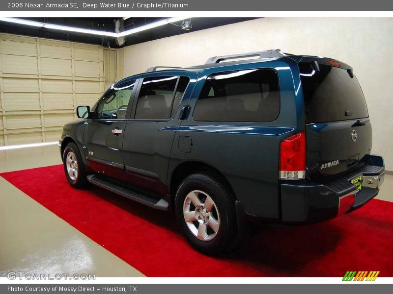 Deep Water Blue / Graphite/Titanium 2006 Nissan Armada SE