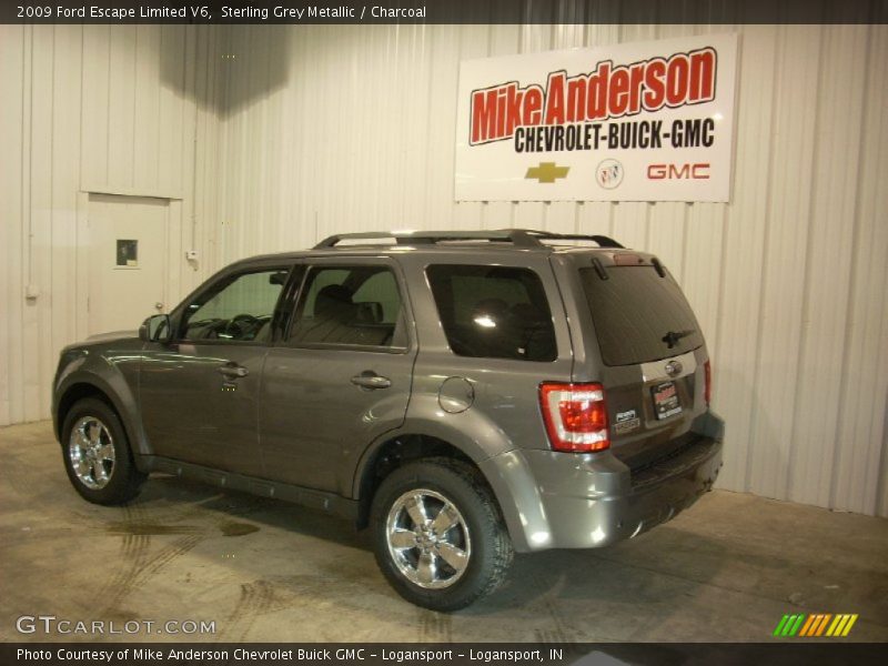 Sterling Grey Metallic / Charcoal 2009 Ford Escape Limited V6