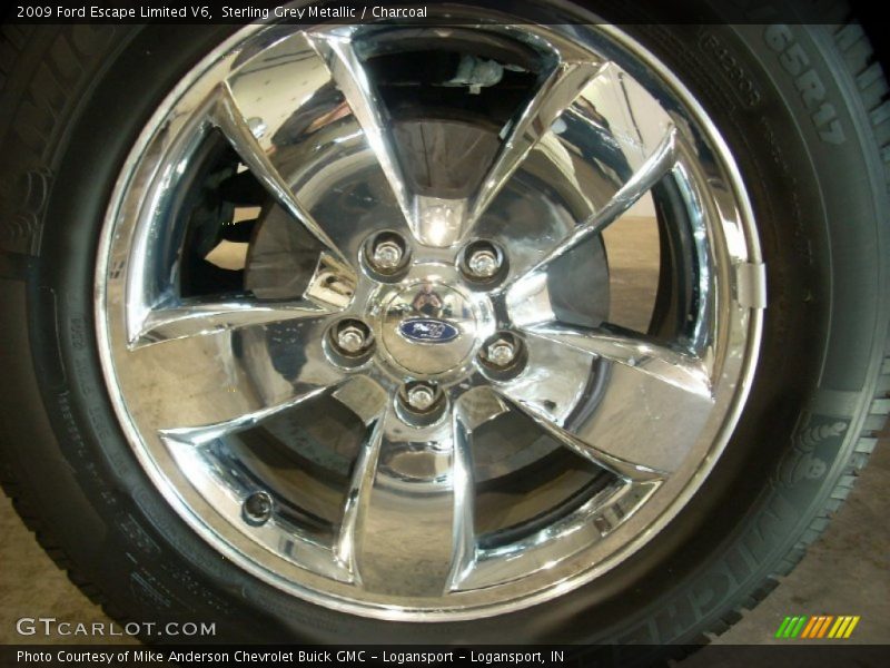Sterling Grey Metallic / Charcoal 2009 Ford Escape Limited V6