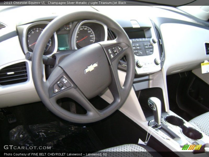 Champagne Silver Metallic / Light Titanium/Jet Black 2013 Chevrolet Equinox LS