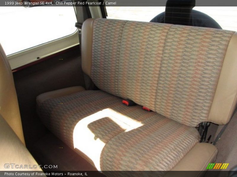 Rear Seat of 1999 Wrangler SE 4x4