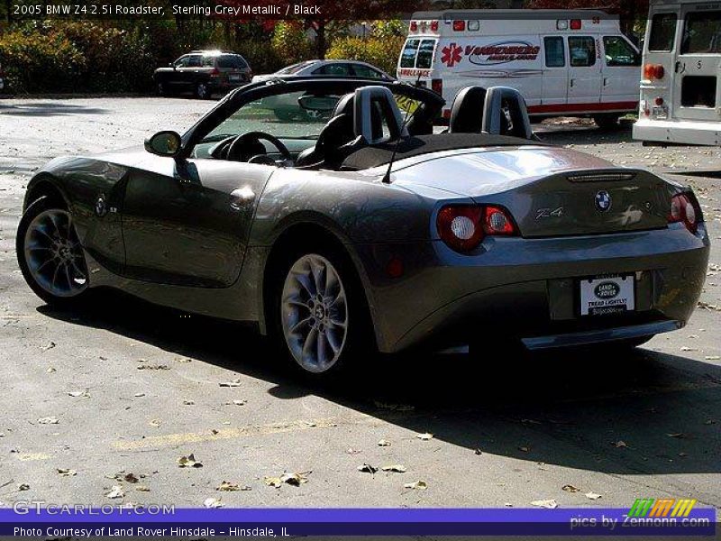 Sterling Grey Metallic / Black 2005 BMW Z4 2.5i Roadster