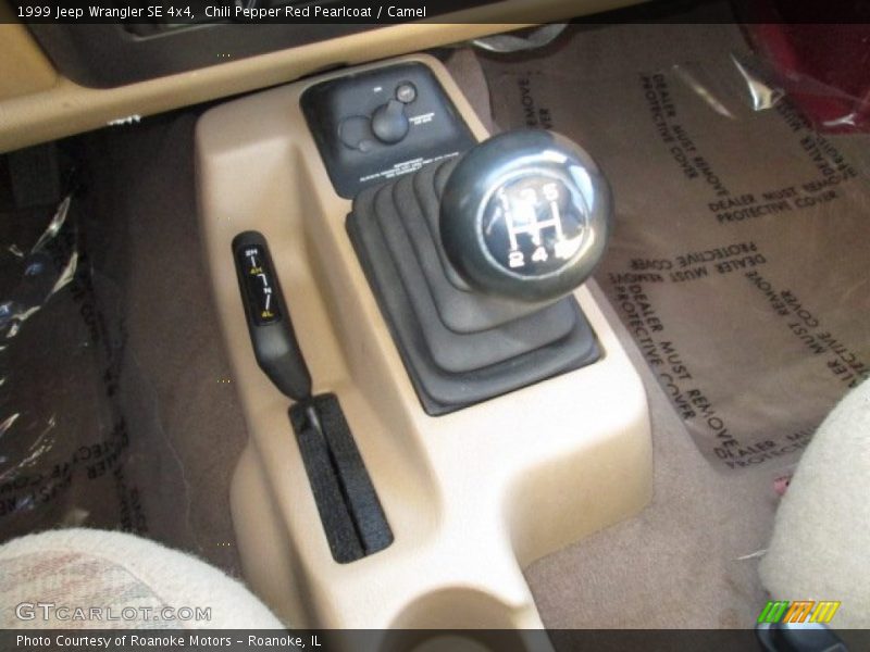  1999 Wrangler SE 4x4 5 Speed Manual Shifter