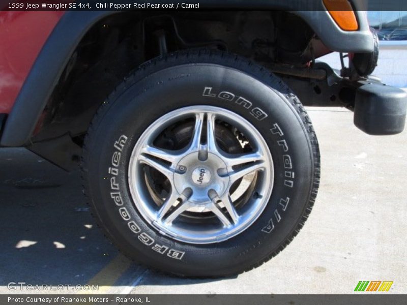 Chili Pepper Red Pearlcoat / Camel 1999 Jeep Wrangler SE 4x4
