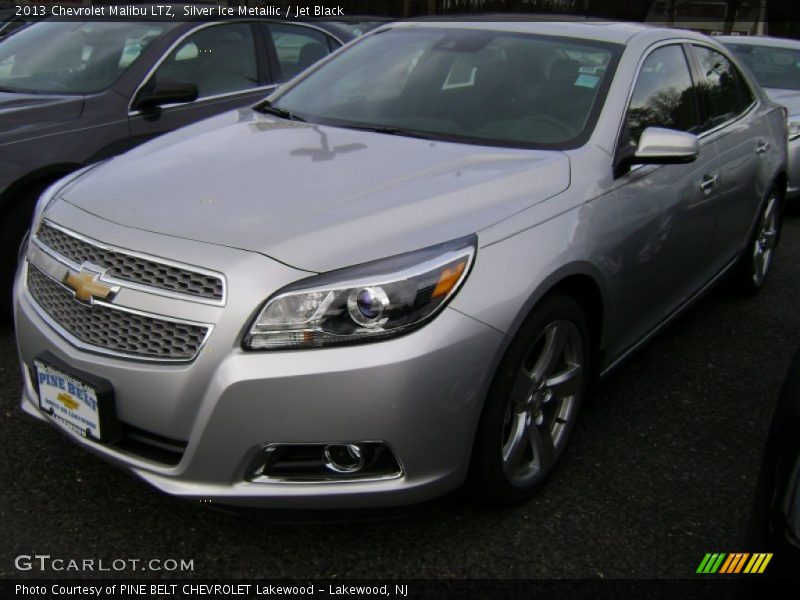 Silver Ice Metallic / Jet Black 2013 Chevrolet Malibu LTZ