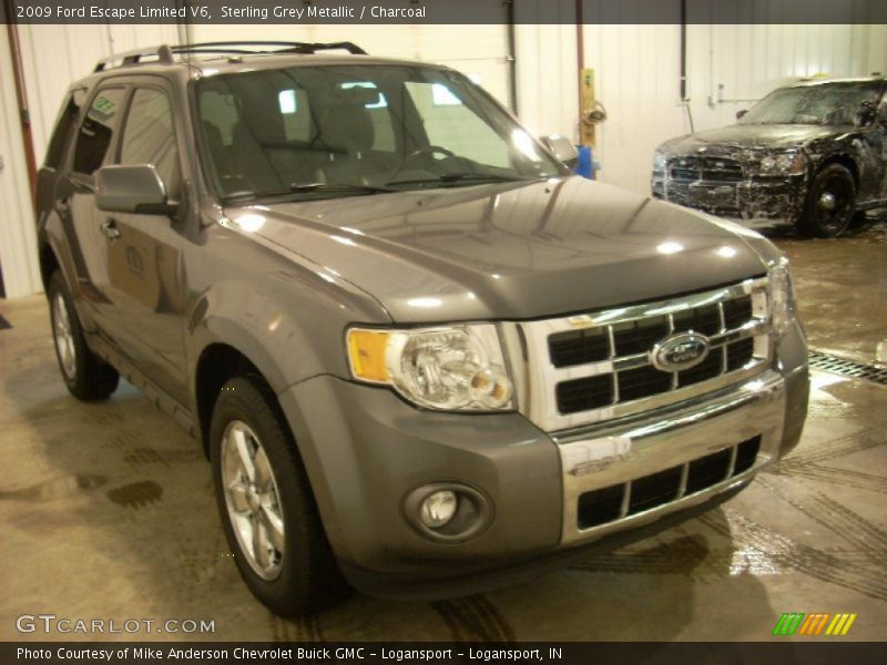 Sterling Grey Metallic / Charcoal 2009 Ford Escape Limited V6