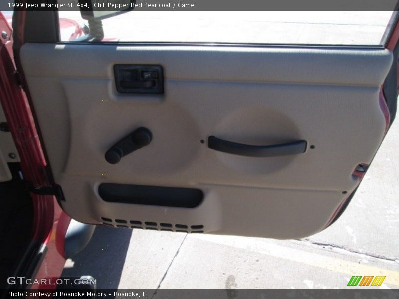 Chili Pepper Red Pearlcoat / Camel 1999 Jeep Wrangler SE 4x4